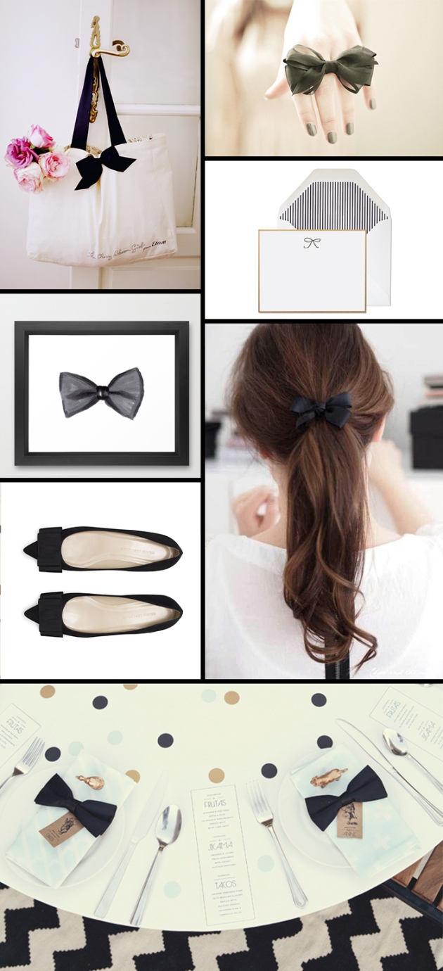 black bows | dotted design